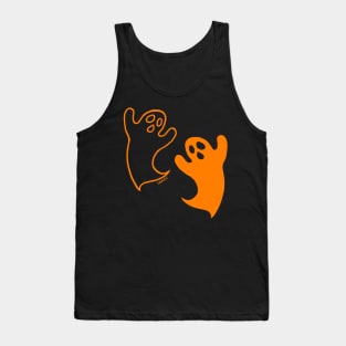 Ghostly Contrast (Orange Version) Tank Top